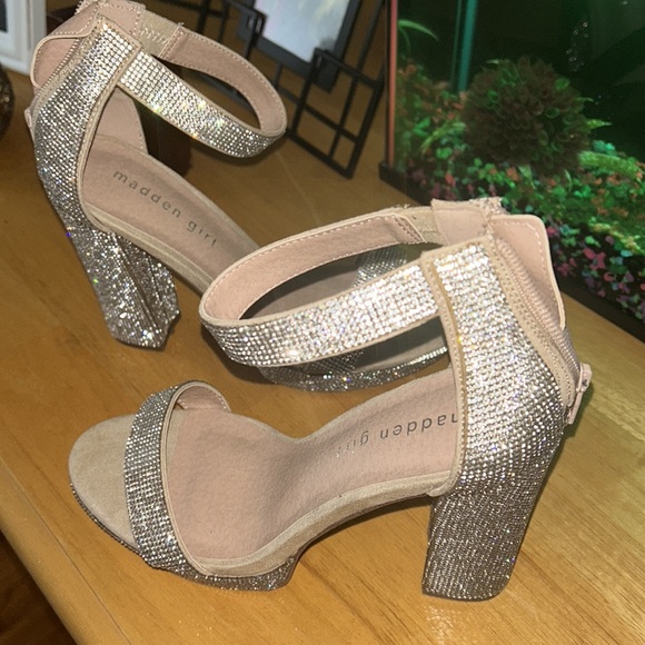 Retro, Rhinestone platform sandals - Picture 3 of 7